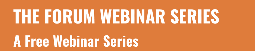 forum webinar series banner